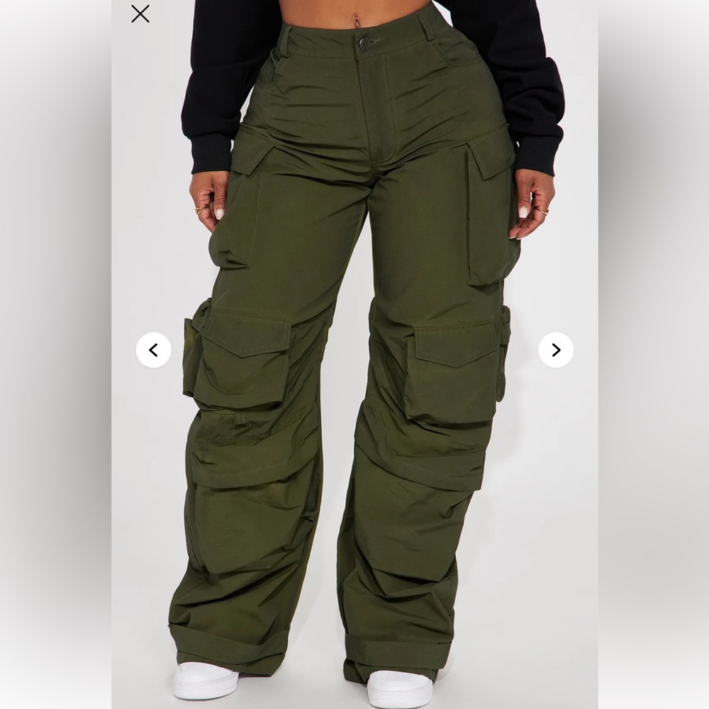 Olive Cargo Pants